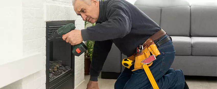 New Indoor Fireplace Installation in Iselin, New Jersey