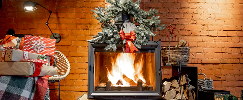 Travis Industries Linear Gas Fireplace Installation in Iselin, New Jersey