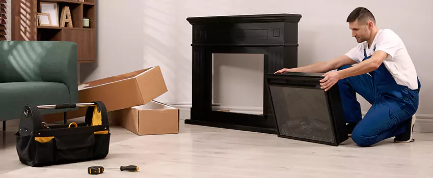 Old Rusted Metal Fireplace Repair And Replacement in Iselin, NJ