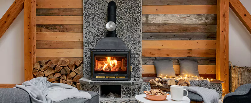 Thelin Hearth Products Direct Vent Gas Stove Fireplace Inspection in Iselin, New Jersey